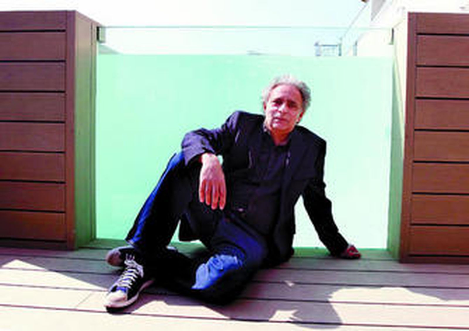 El escritor ayer en Barcelona durante la presentación de su nuevo libro.