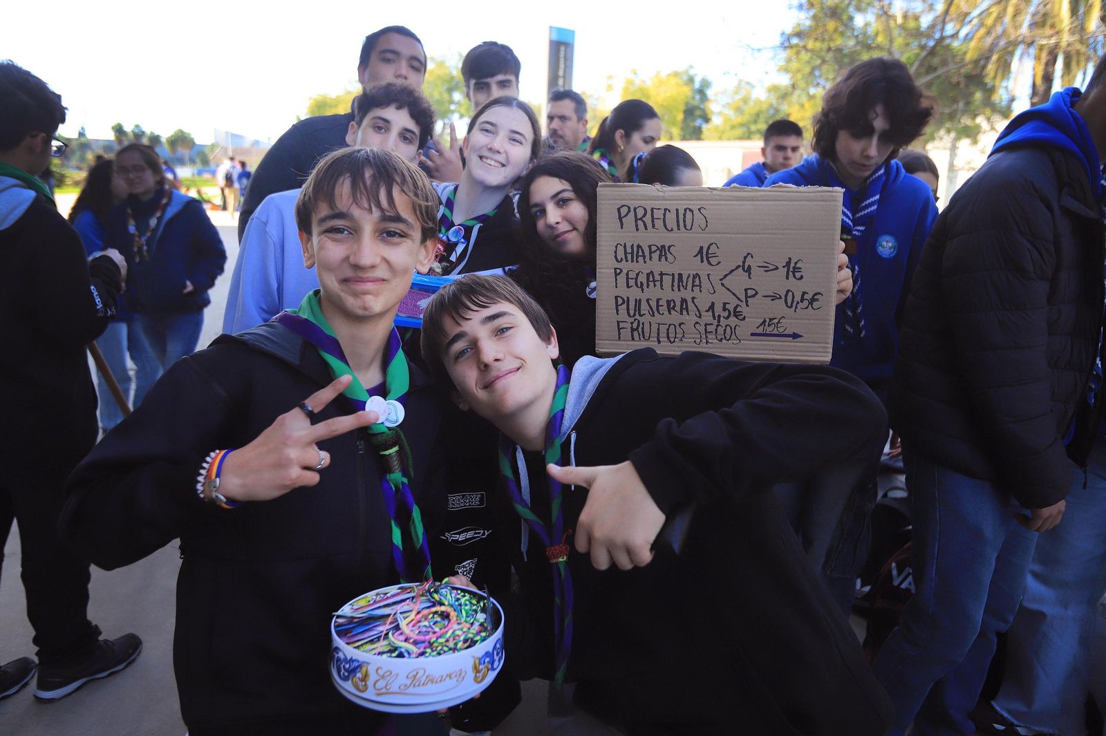 Imágenes de la reunión de scauts de la provincia en el Palacio de Deportes de Jerez
