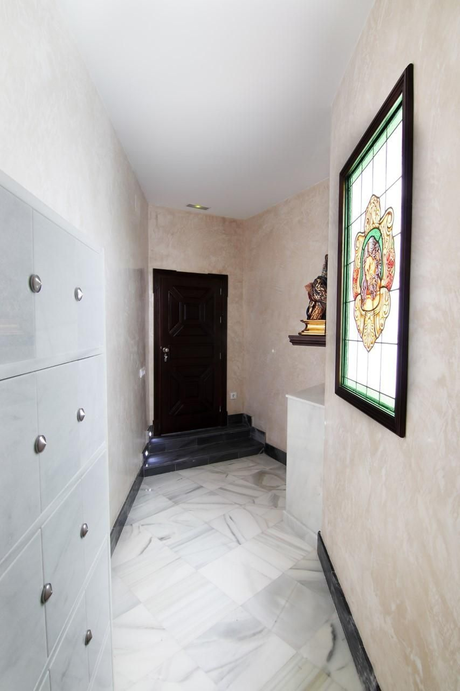 Interior del columbario.