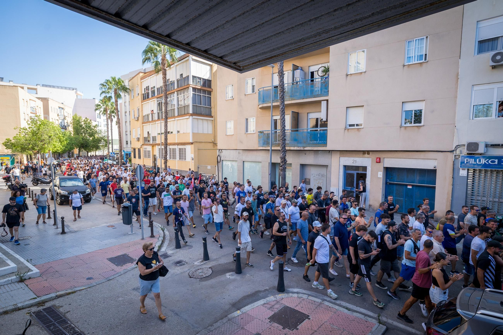 Las imágenes de las protestas de la huelga del metal en Cádiz de este miércoles 25 de junio