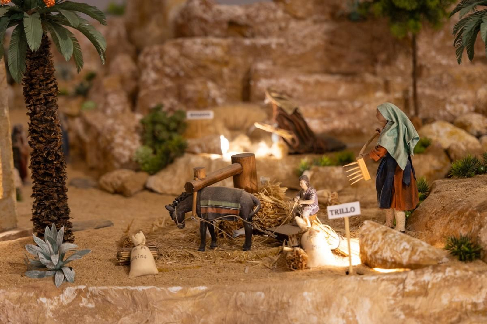 En imágenes: así es el Belén Bíblico con más de un millar de piezas artesanas de los abuelos María y Rafael