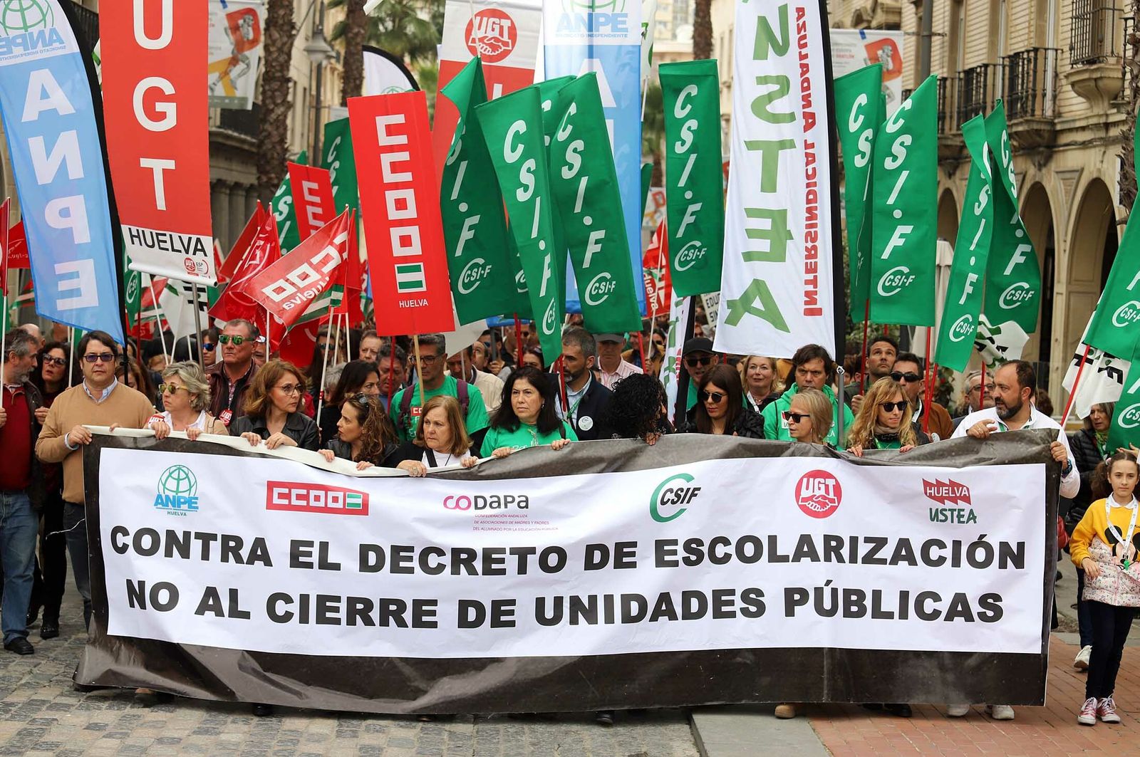 Imágenes de la manifestación en defensa de la educación pública