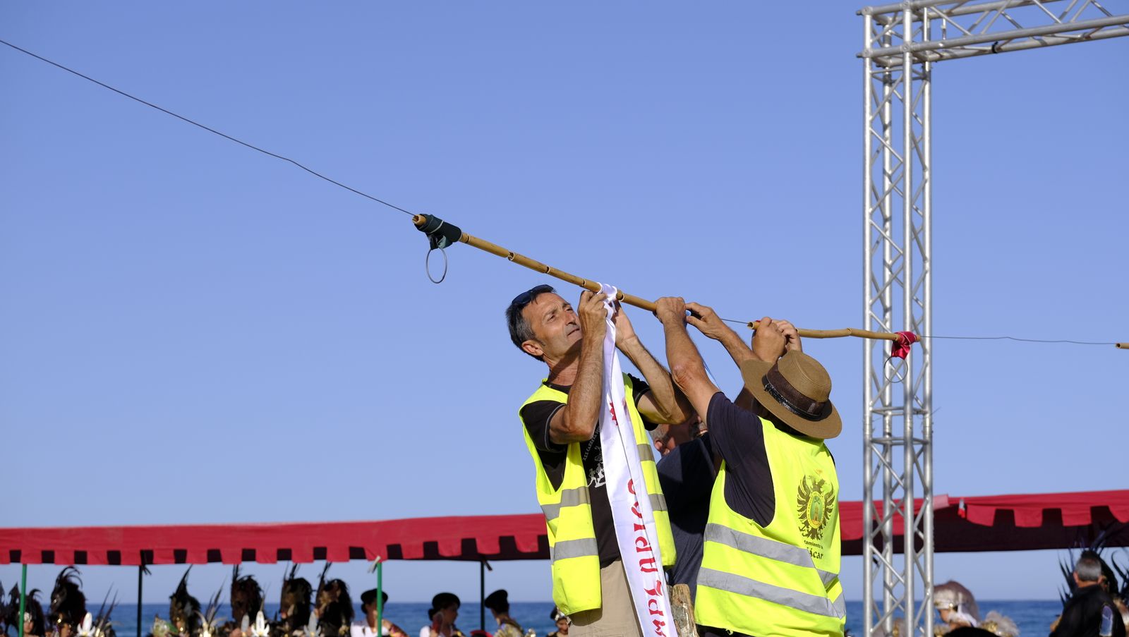 Imágenes del Torneo Medieval en la Playa del Lance. Moros y Cristianos de Mojácar