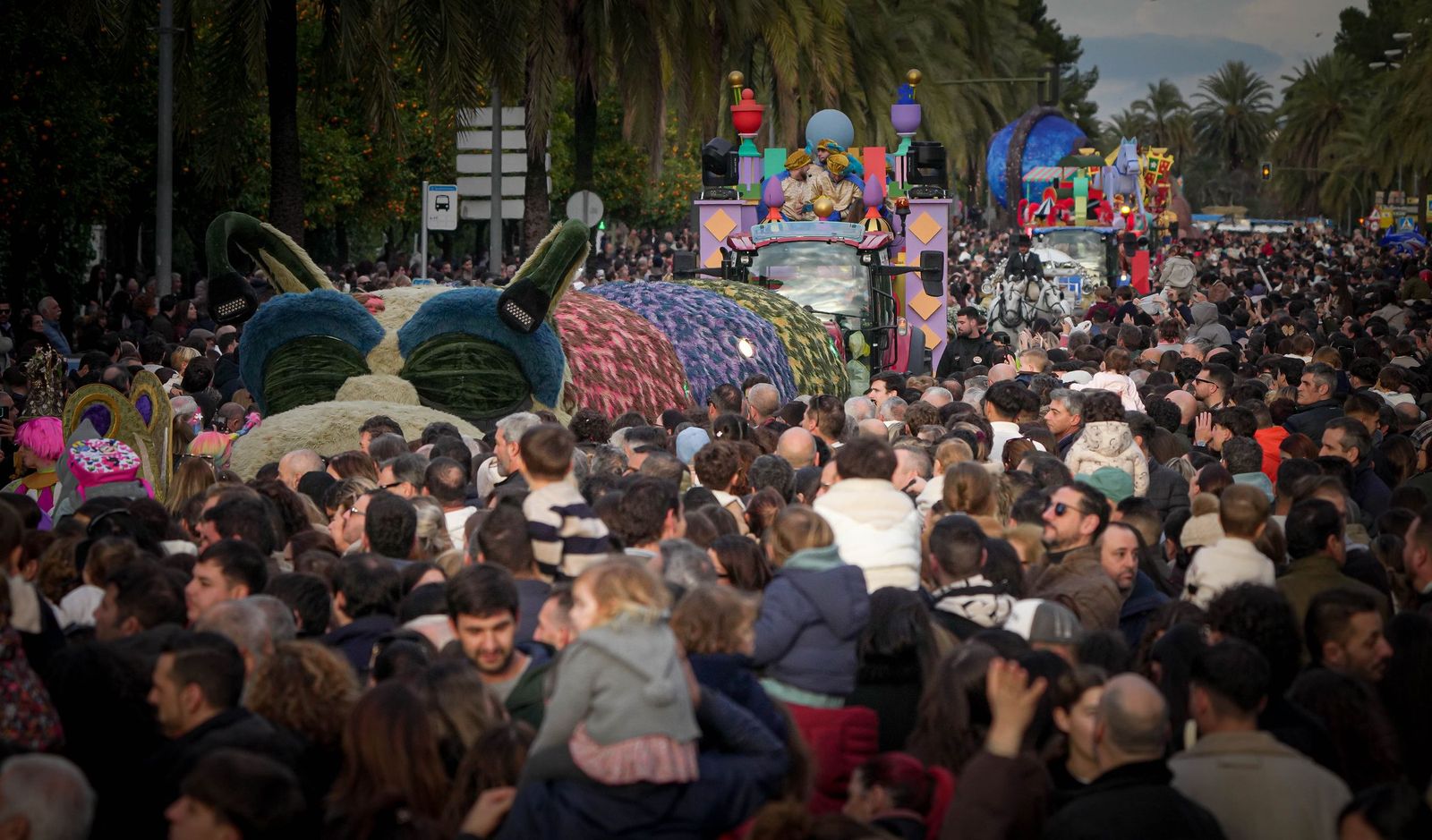 Imágenes de la cabalgata de Reyes Magos en Jerez