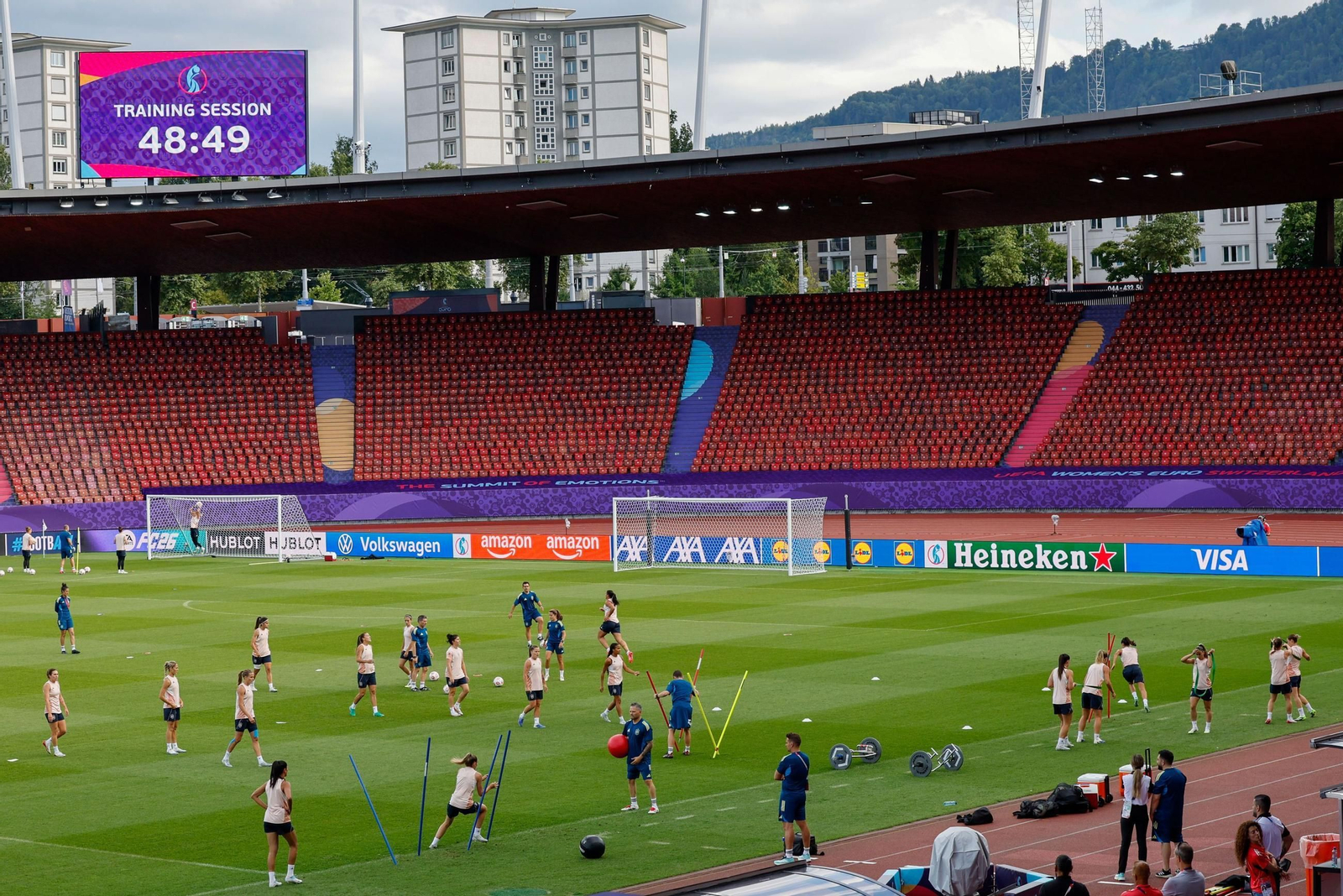 Las fotos de España antes de la semifinal contra Alemania