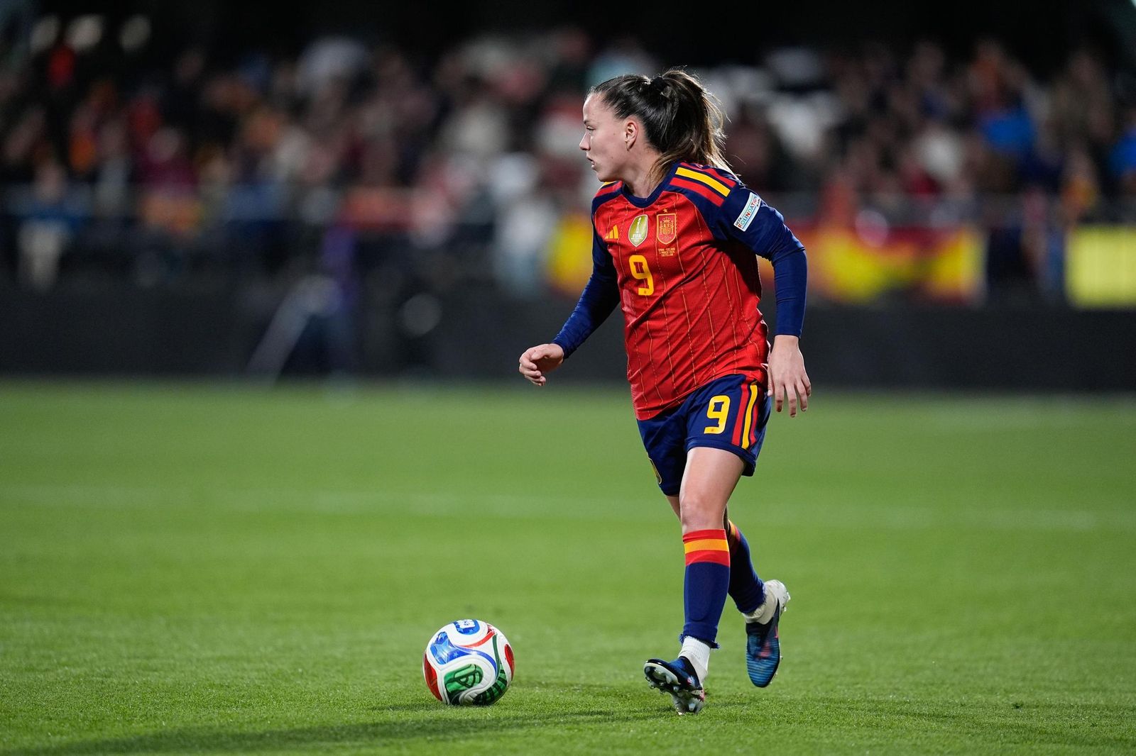 Las fotos del España-Islandia de fútbol femenino