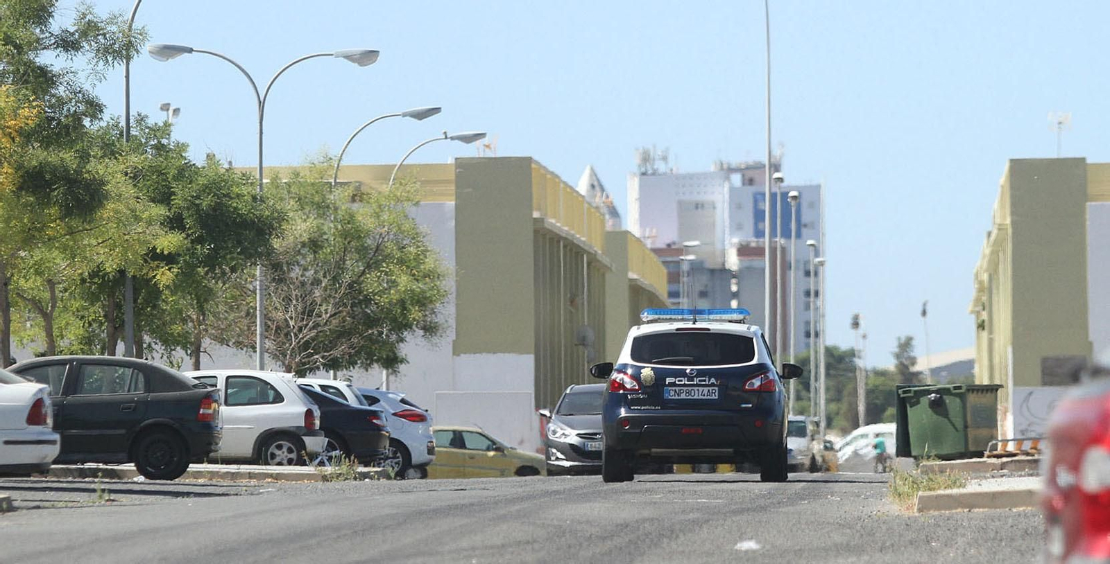 Imágenes de la Policía patrullando en Marismas del Odiel