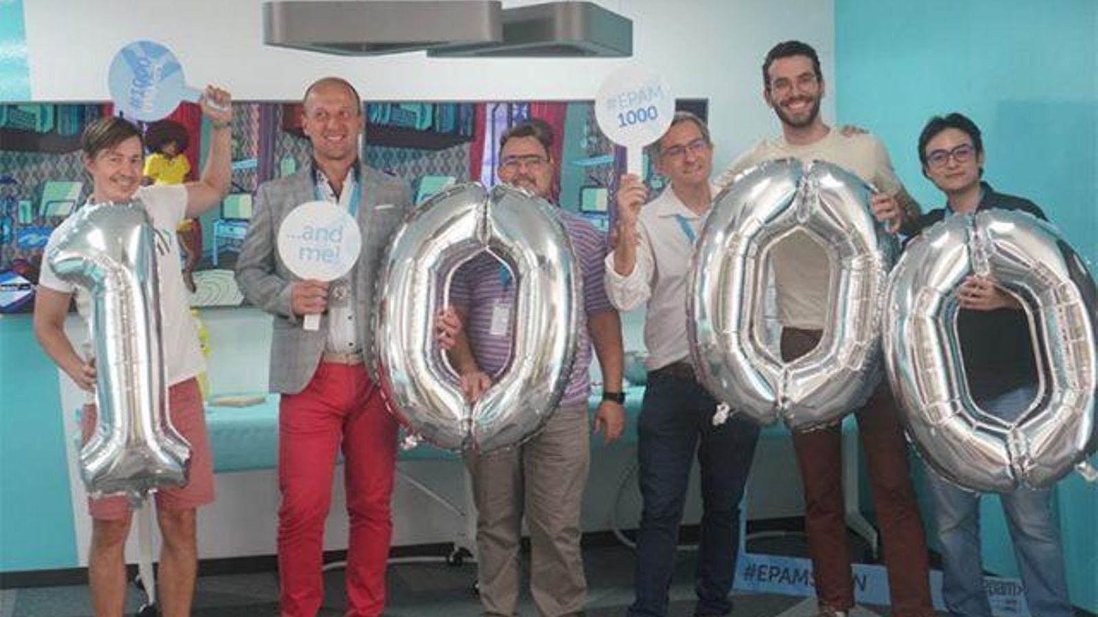 EPAM celebró el millar de empleados en otoño de 2022.