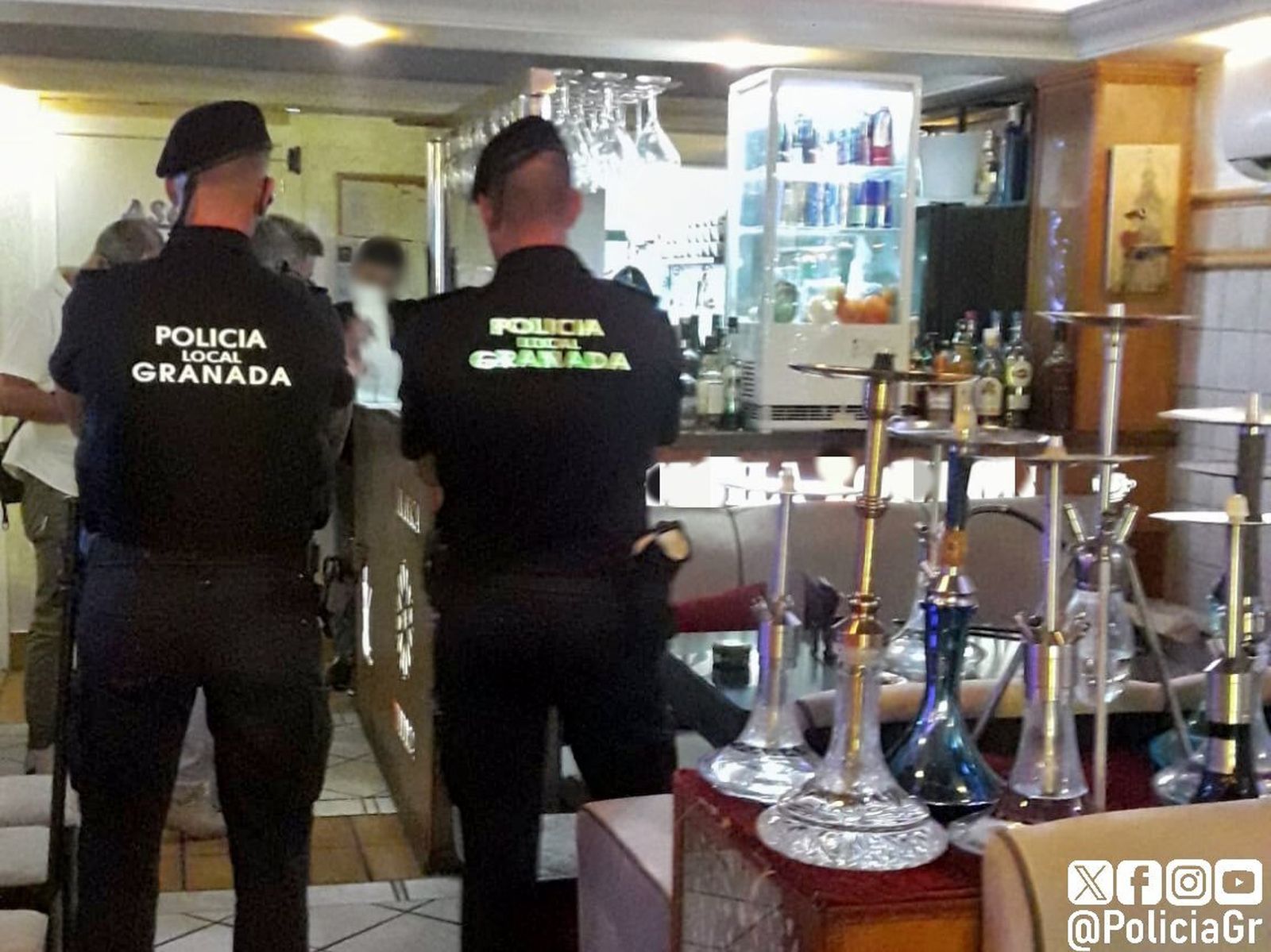 Agentes en una inspección hace dos semanas.