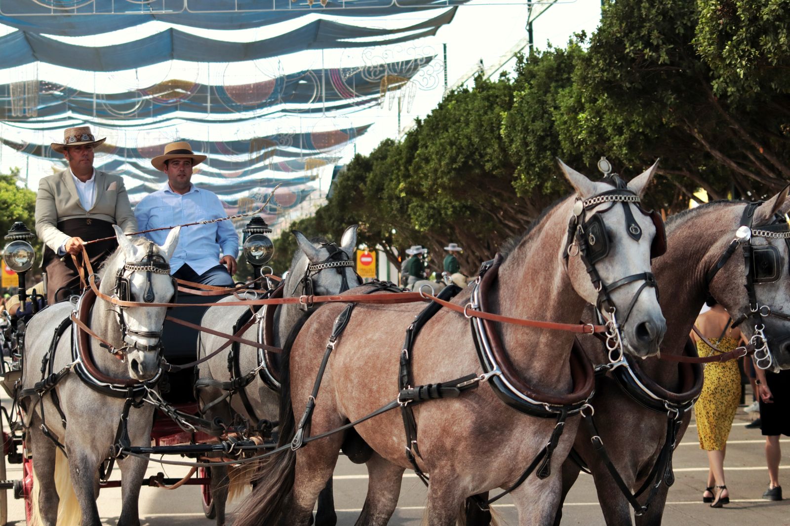 Feria de Málaga: las mejores imágenes de la fiesta en el Real este jueves