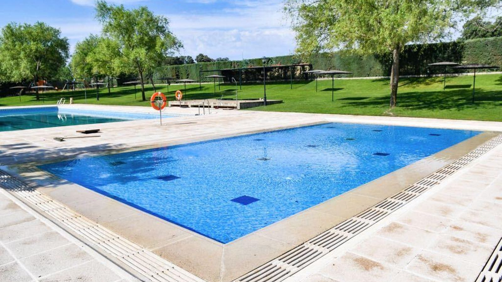 Piscina del camping de Pozoblanco.