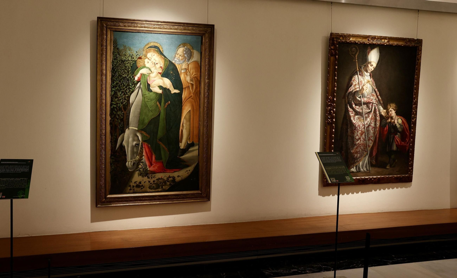 El cuadro de Botticelli en el Pabellón de la Catedral.