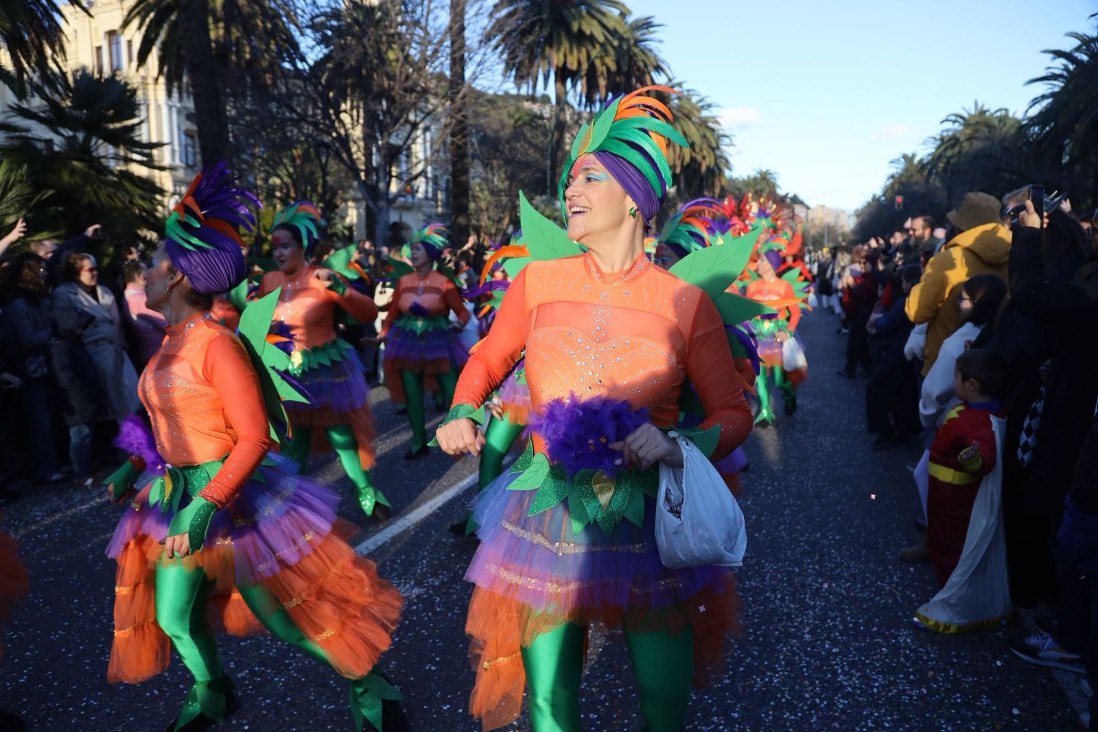 El Gran Desfile del Carnaval de Málaga, en imágenes