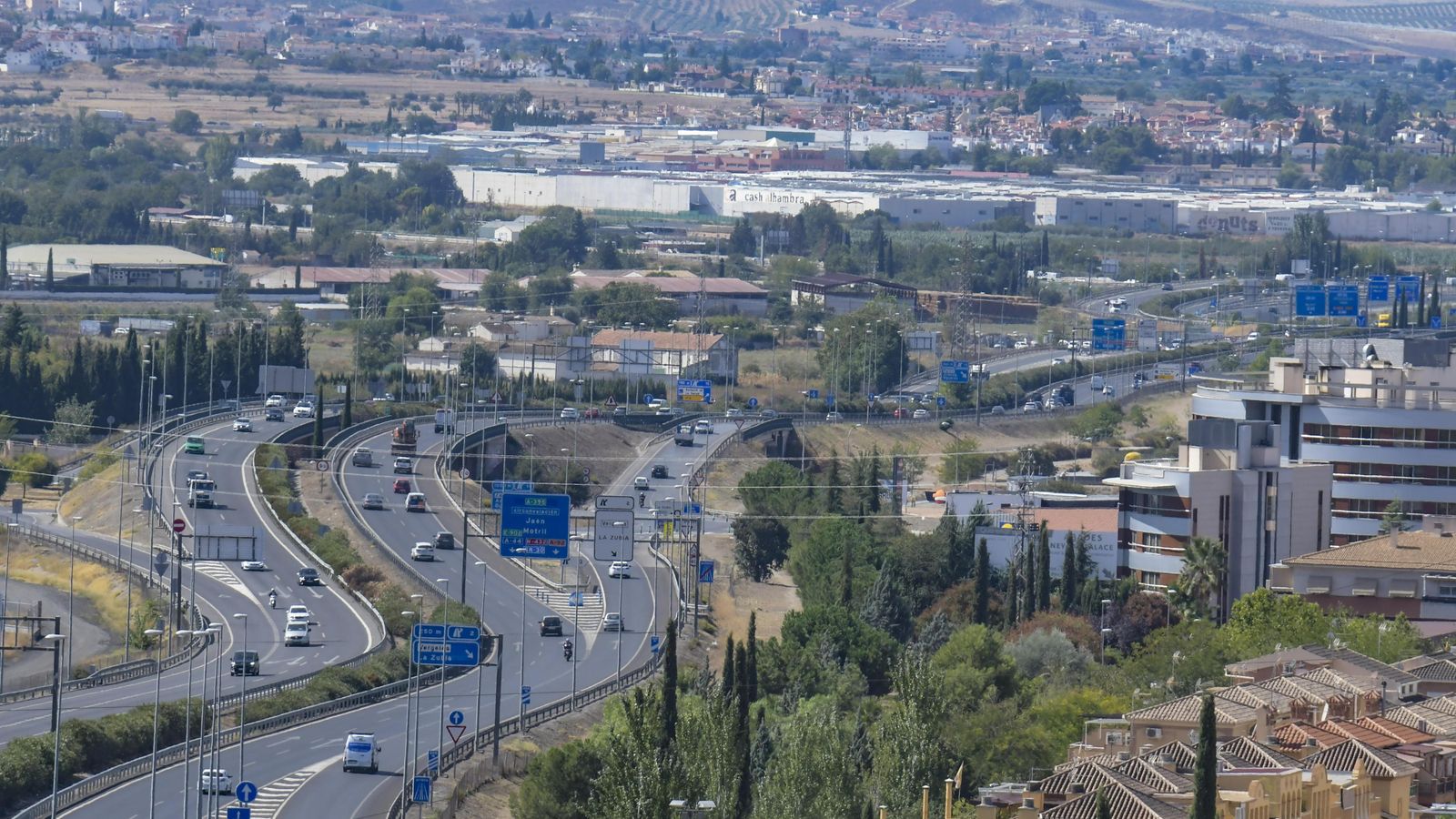 Vista de la Ronda Sur y el Área Metropolitana