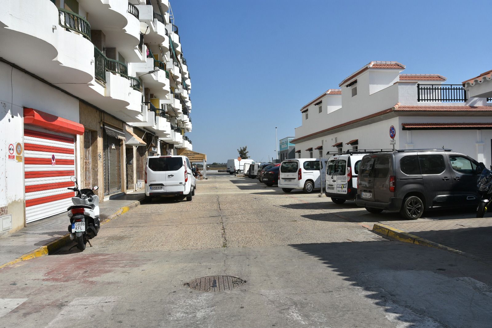 Entorno de la Plaza 26 de abril de Punta Umbría.