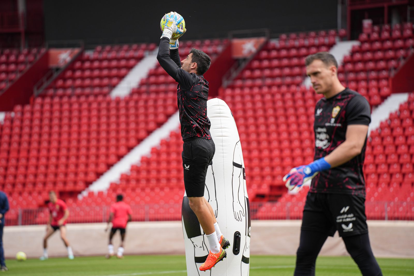 Así ha sido el entrenamiento del Almería este viernes