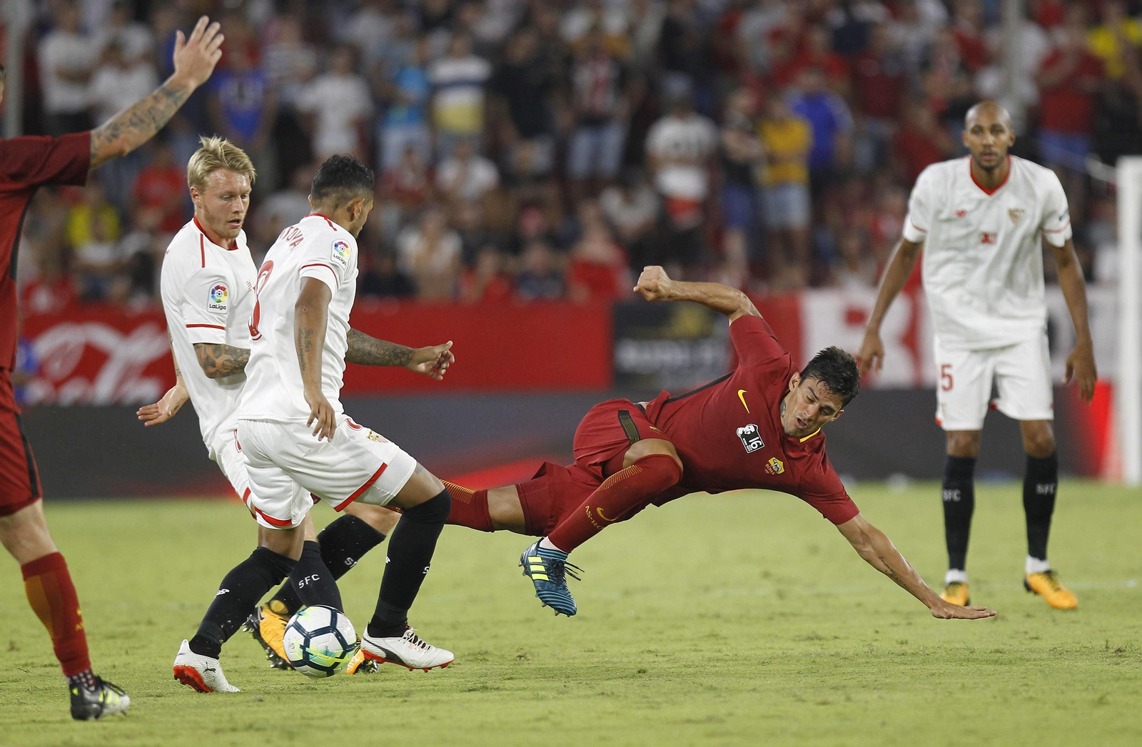 Las imágenes del Sevilla-Roma del IX Trofeo Antonio Puerta