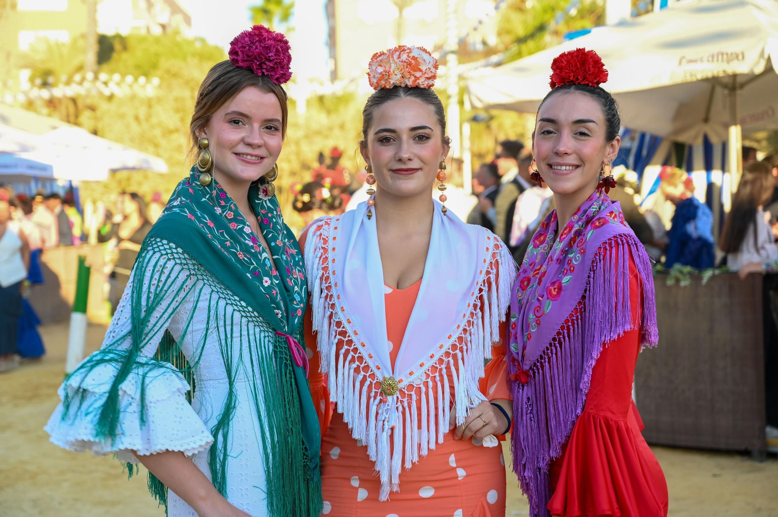 Imágenes del ambiente nocturno del 11 de octubre en la Feria del Caballo 2025