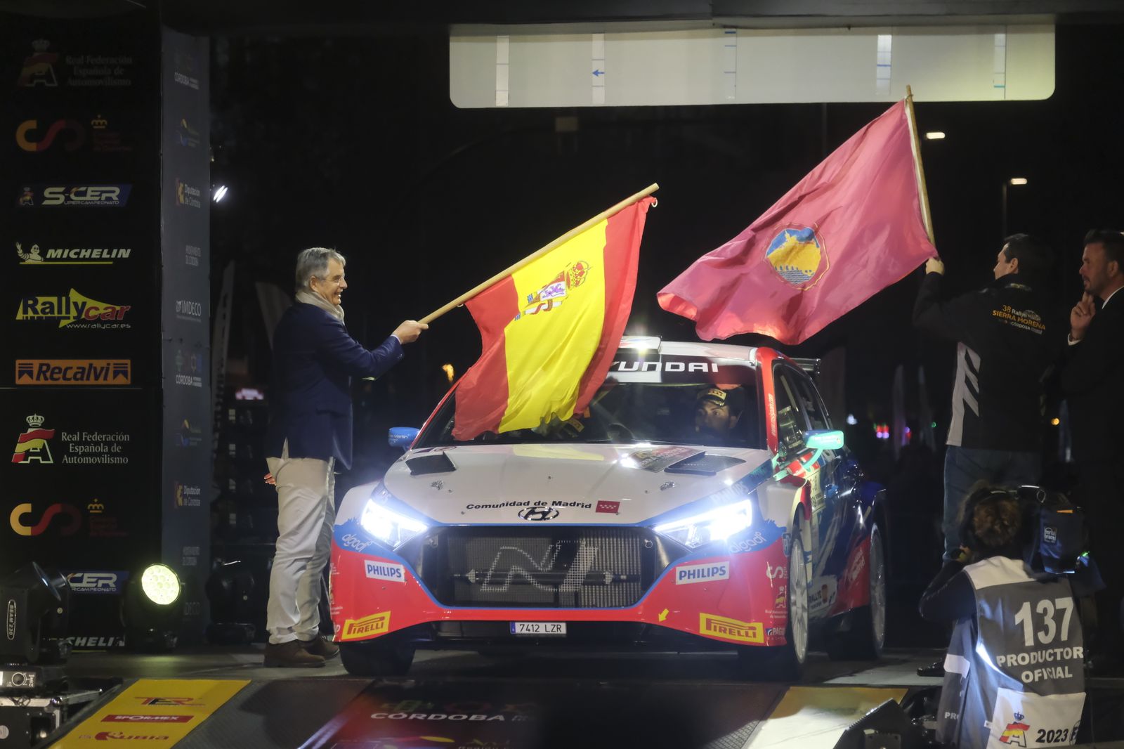 Así ha sido la ceremonia de salida del Rallye Sierra Morena 2023