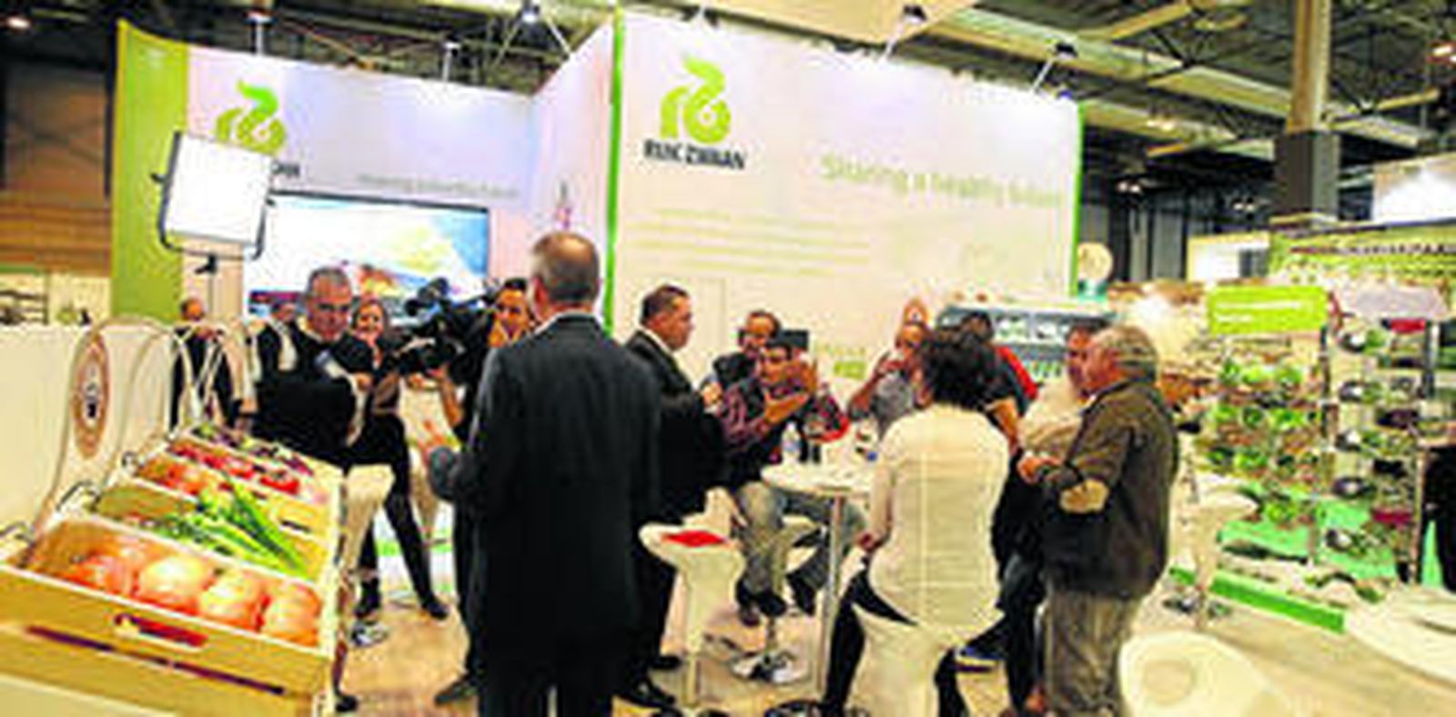 Rijk Zwaan congregó a multitud de personas.