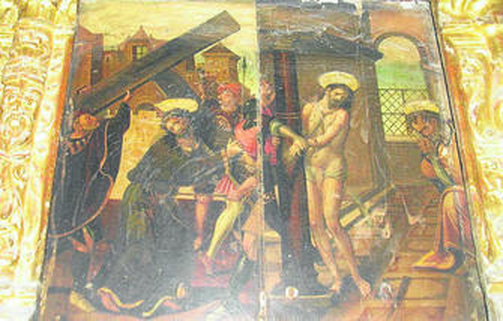 Una imagen parcial del retablo de Benavides, ubicado en la Prioral.