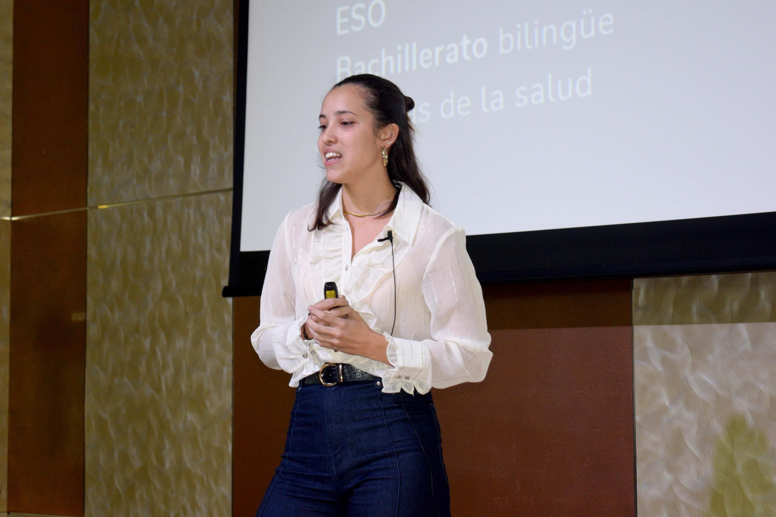 Alba Sánchez en el foro Líderes de la UAL.
