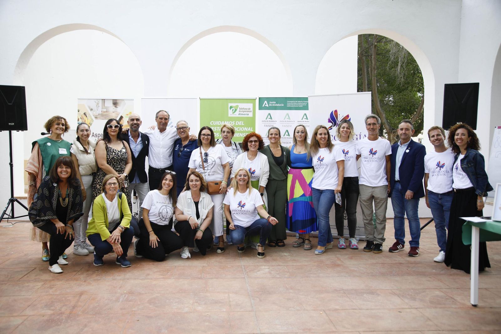 Las imágenes del "Día mundial de la salud mental" en Almería