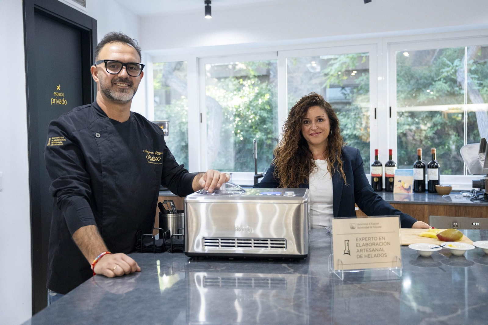 Las imágenes del delicioso sorbete gourmet de Gamba Roja de Alejandro Reyes