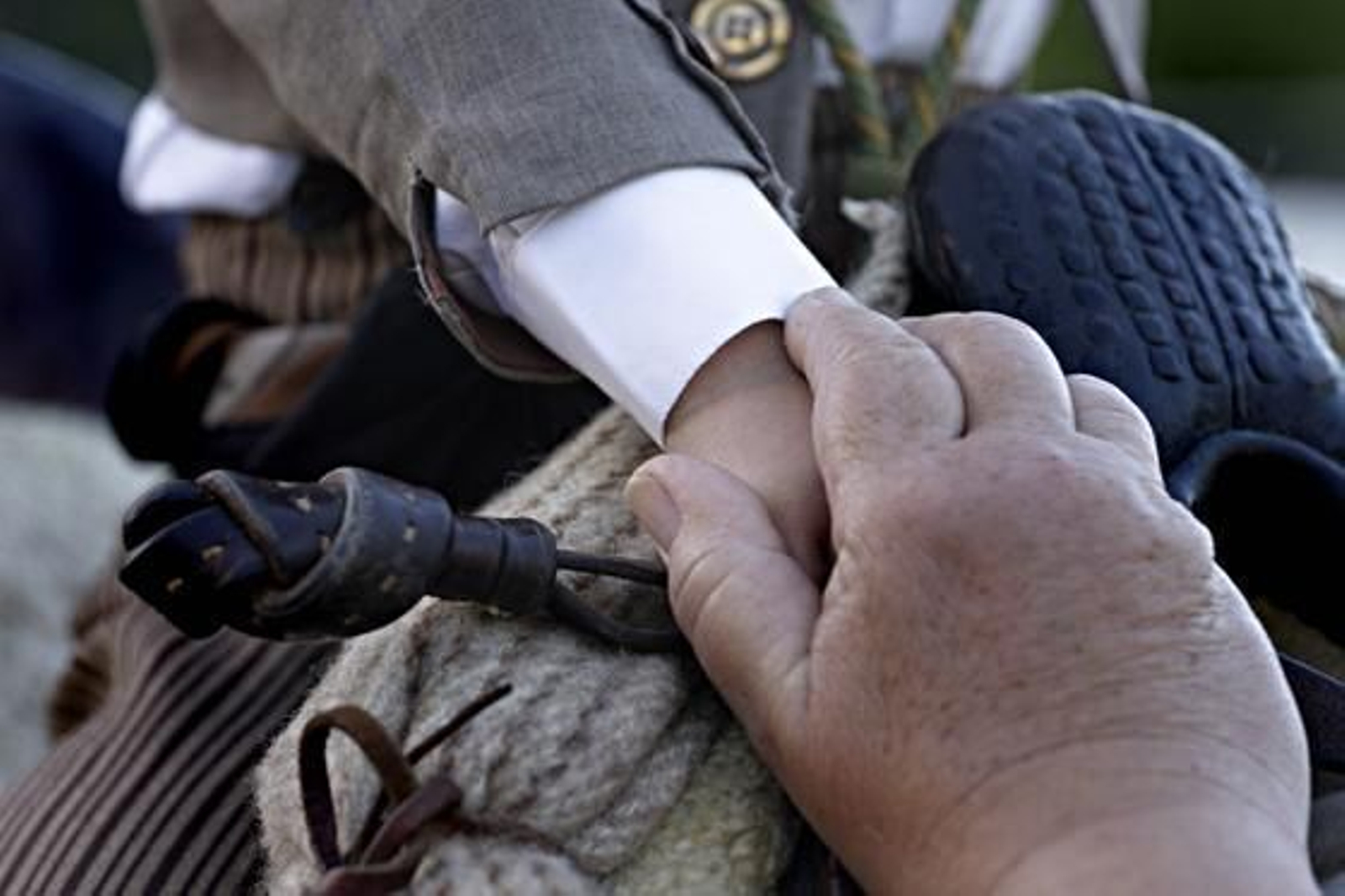 La Hermandad del Cerro del Águila inicia su peregrinación hacia El Rocío.

Foto: BELEN VARGAS