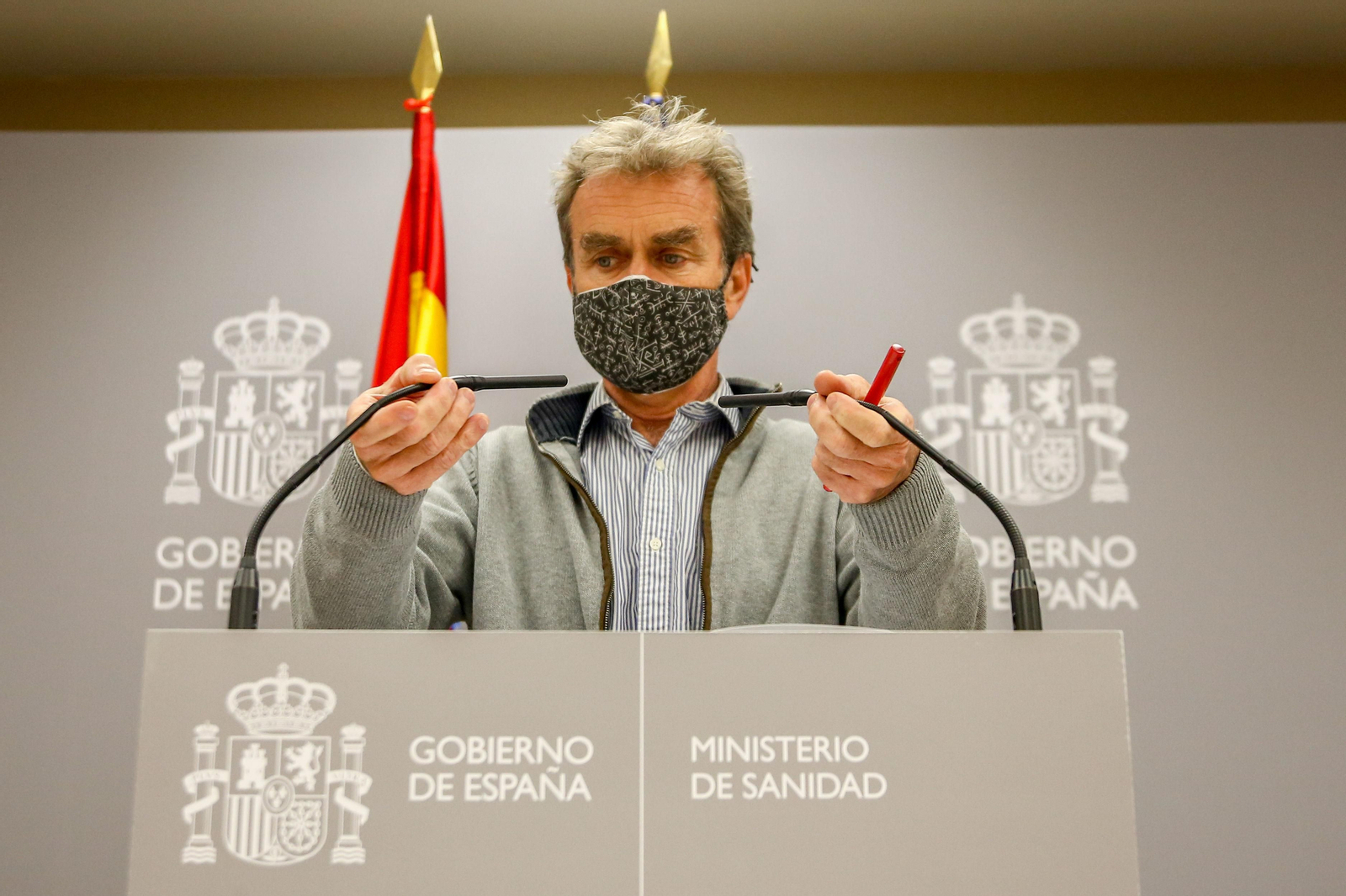 El director del Centro de Coordinación de Alertas y Emergencias Sanitarias, Fernando Simón, en rueda de prensa.