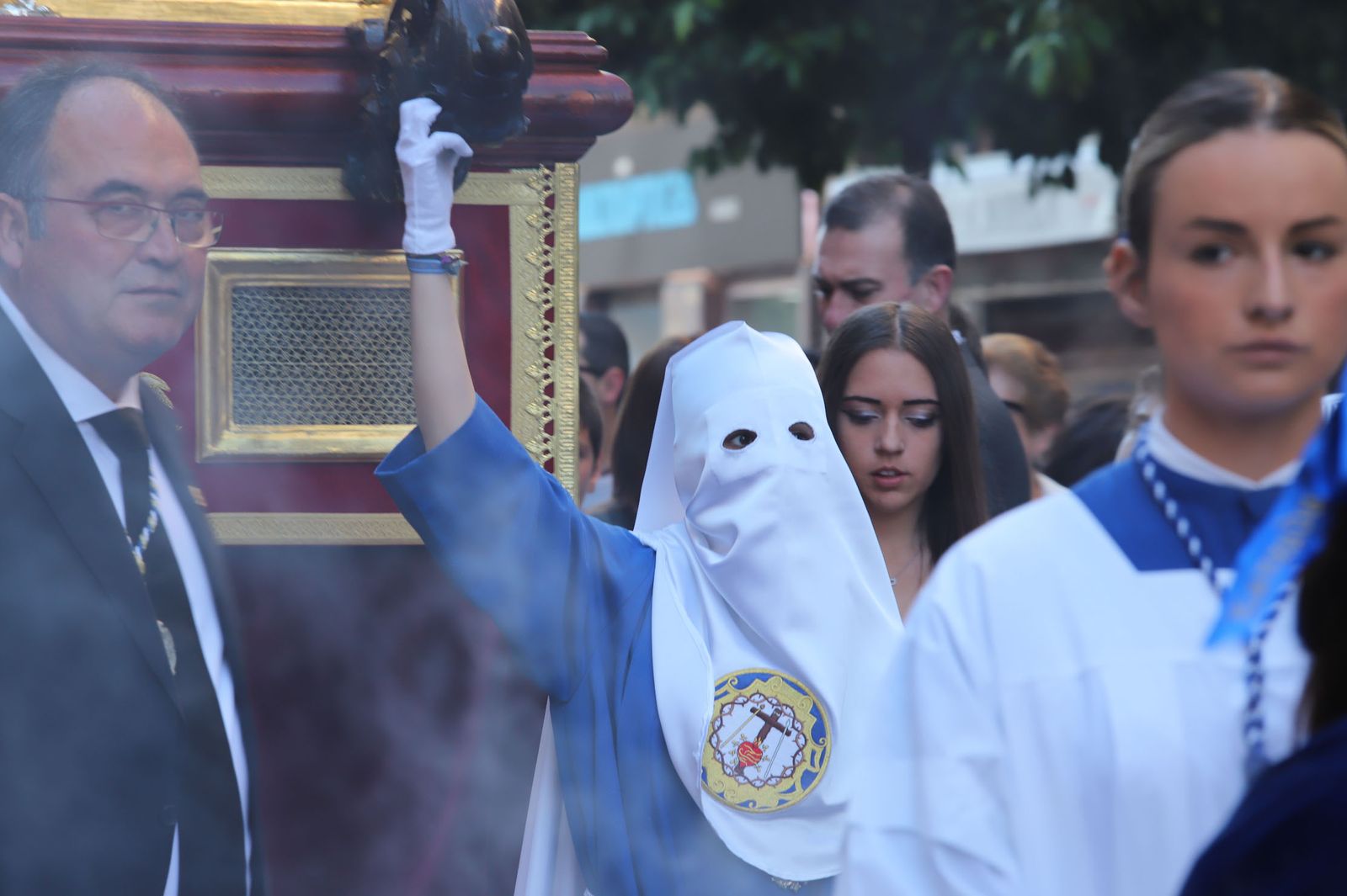 Imágenes de la procesión de la hermandad de la Lanzada de Huelva