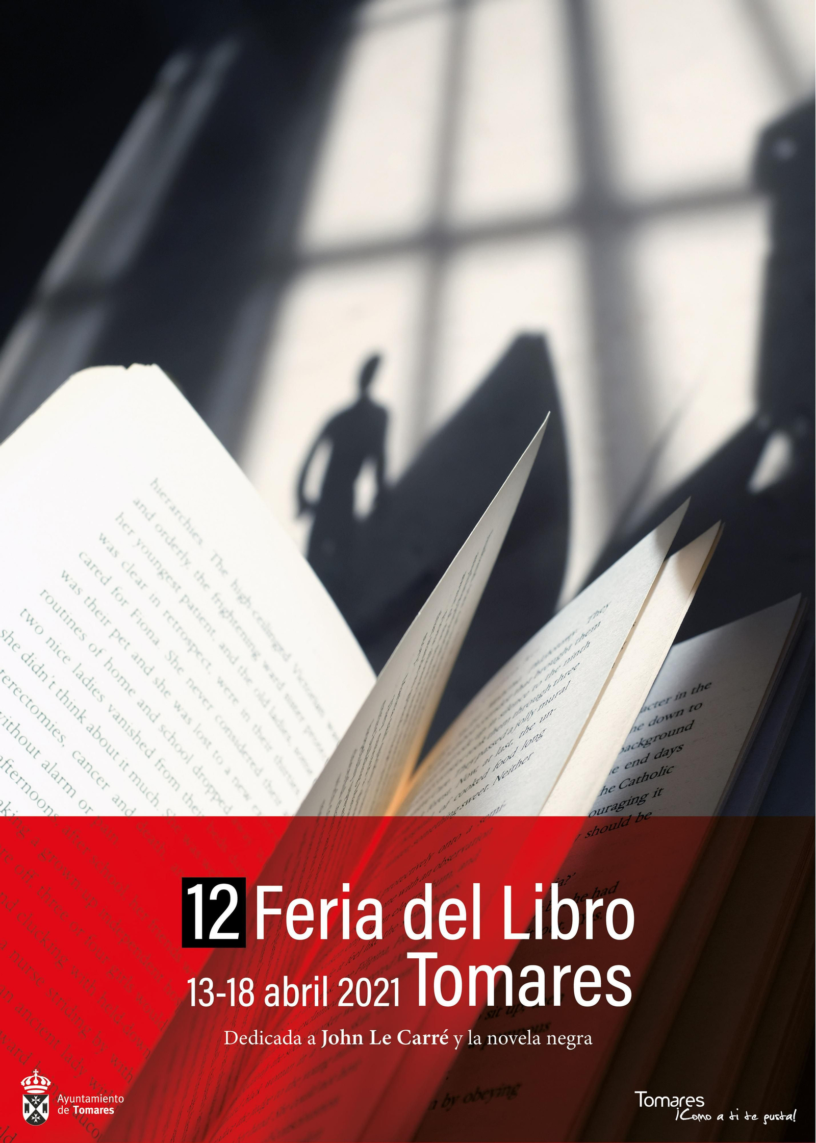 Cartel de la 12 Feria del Libro de Tomares.