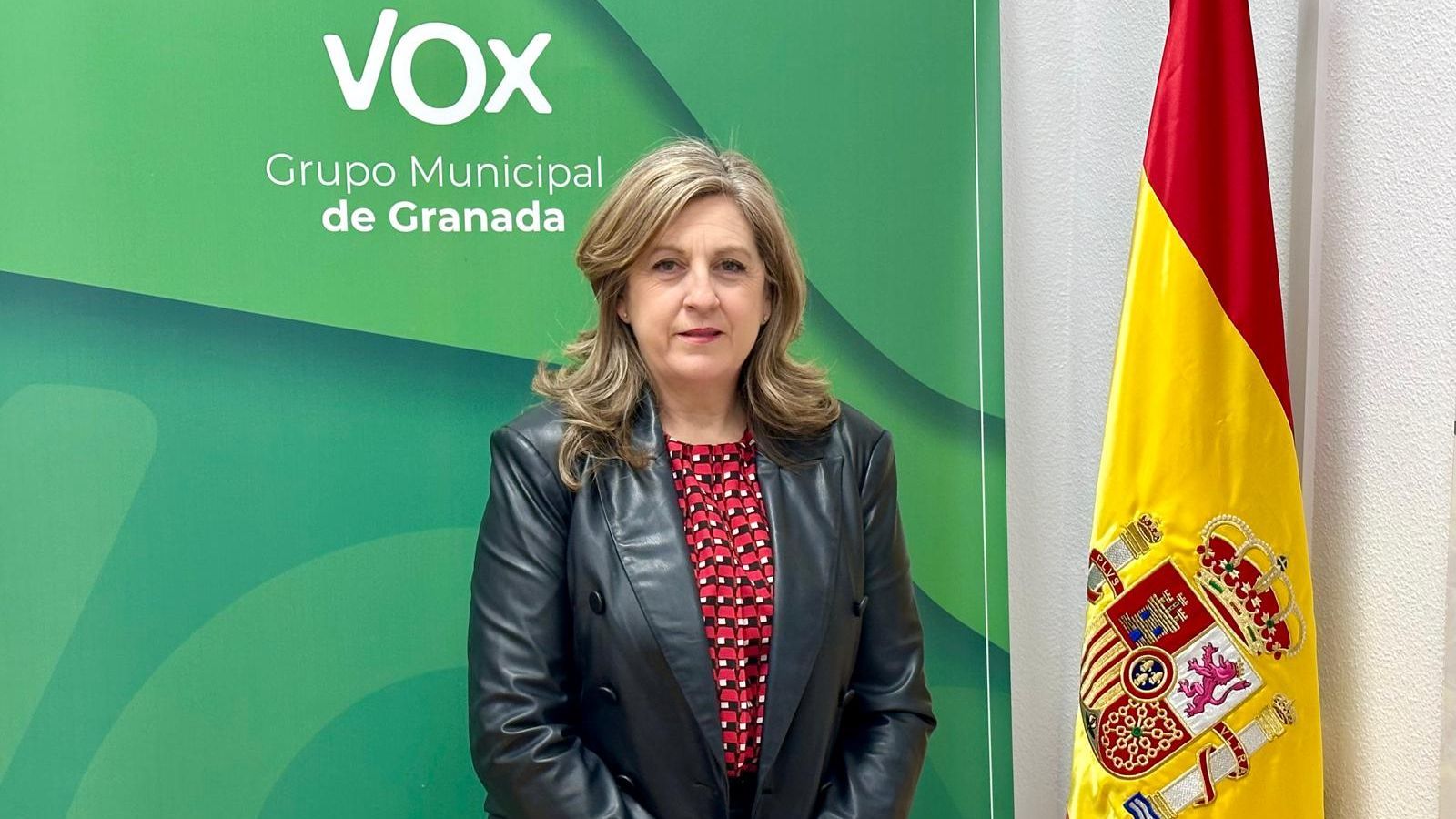 La portavoz del Grupo Municipal de Vox en el Ayuntamiento de Granada, Beatriz Sánchez