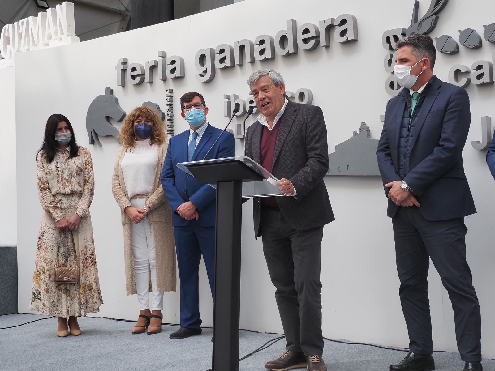 Inauguración de la Feria Ganadera de Puebla de Guzmán.