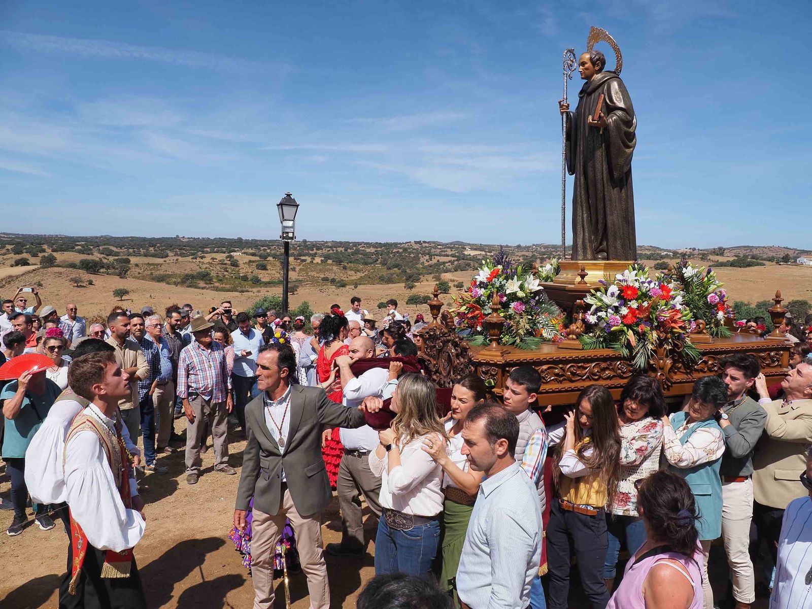 Así es la Romería de San Benito Abad del Cerro de Andévalo en imágenes