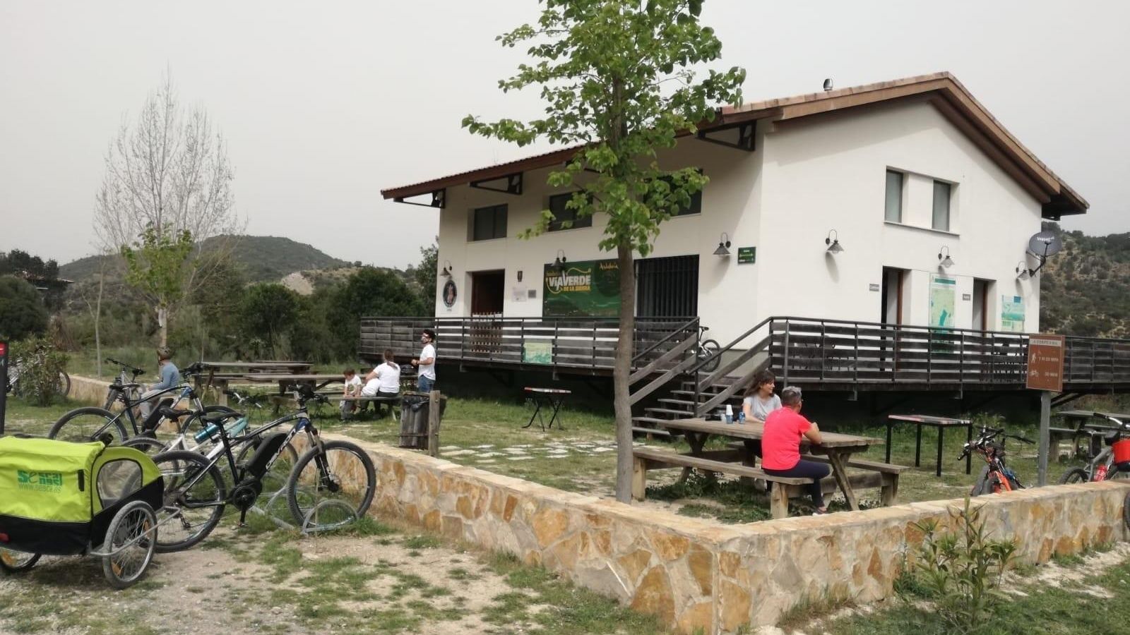 La cantina de Zaframagón y sede del centro astrológico. La cantina de Zaframagón y sede del centro astrológico.