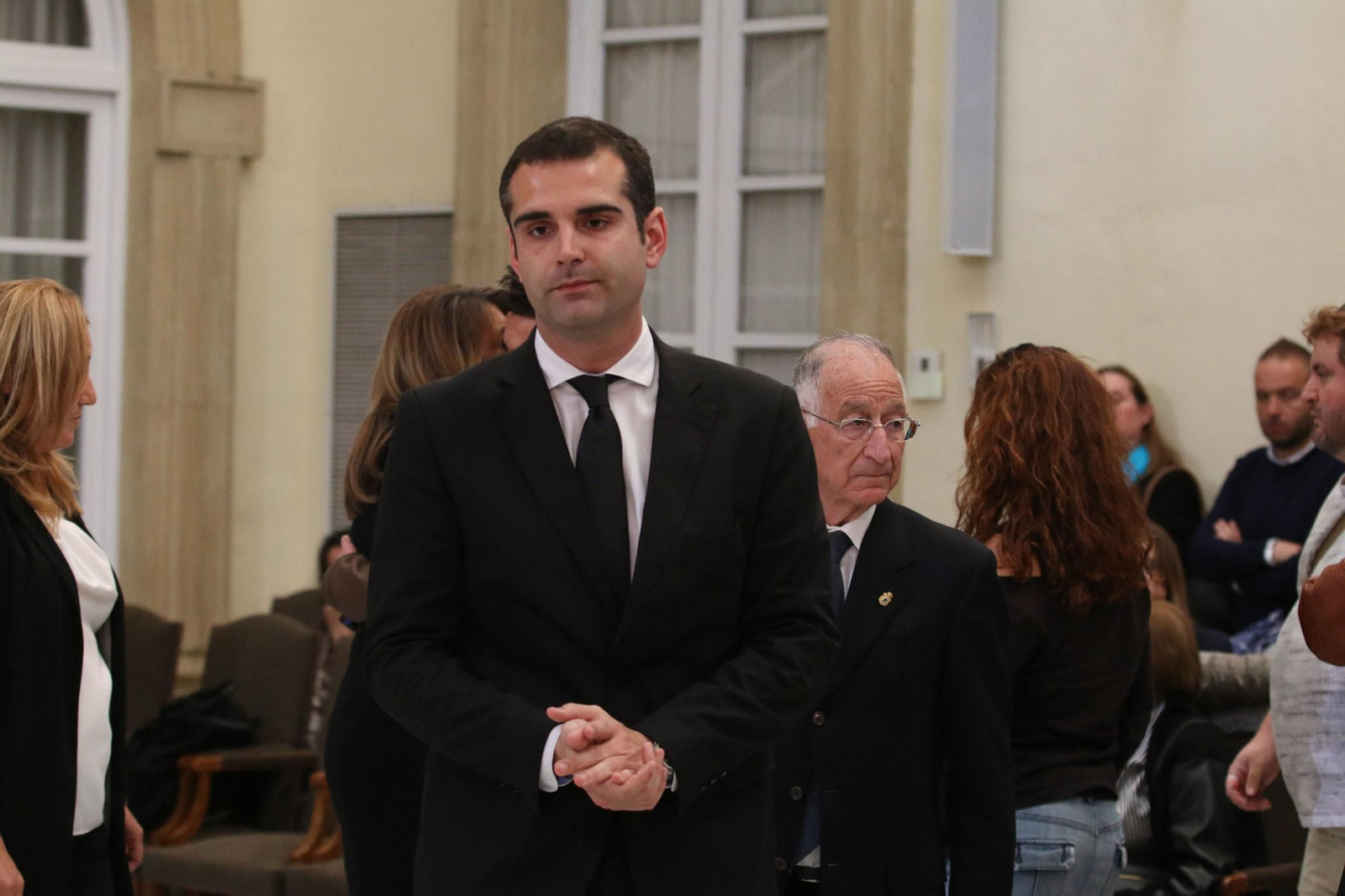 Las imágenes de la capilla ardiente por Gabriel