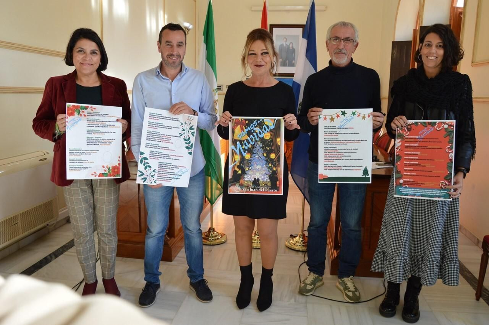 Presentación de la programación de las navidades en San Juan del Puerto.