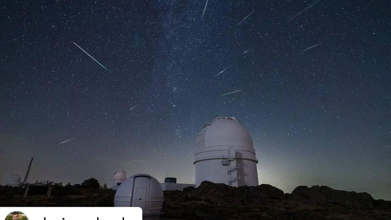 Perseidas en Calar Alto