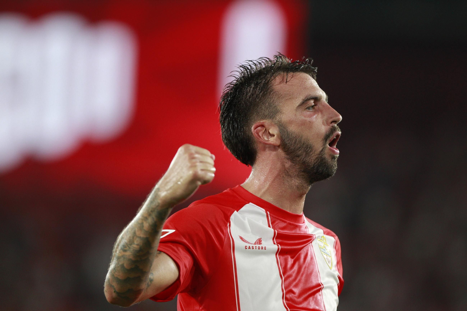 El partido U.D. Almería-Sporting de Gijón, en imágenes