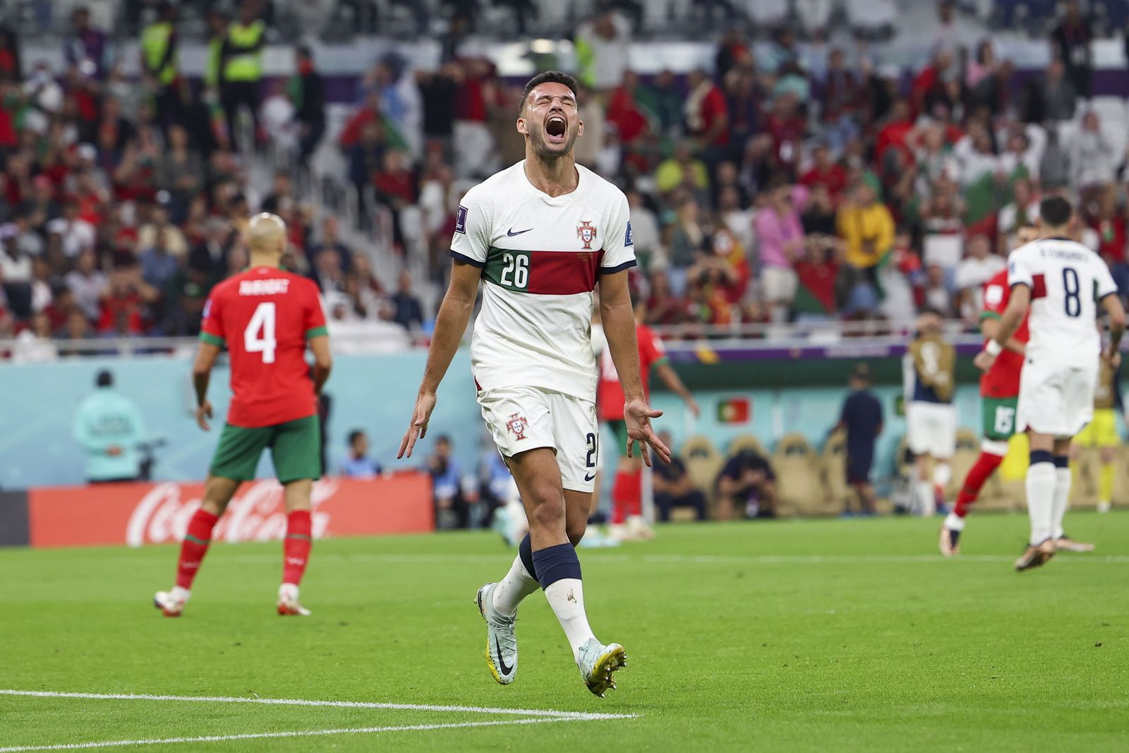 Las imágenes del Marruecos - Portugal de los cuartos de final del Mundial de Qatar