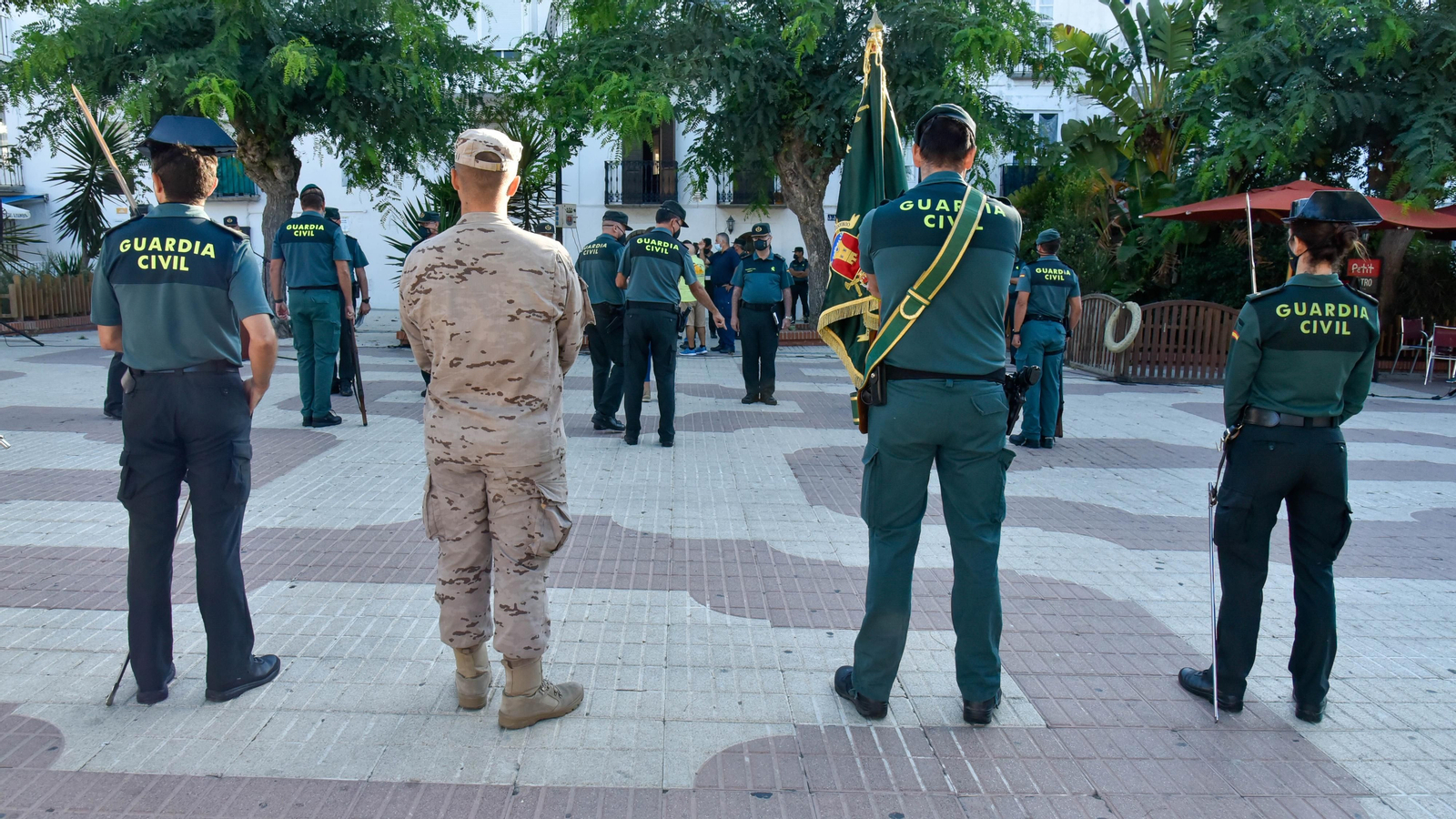 Laa fotos de los ensayos para desfile del Día del Pilar en Tarifa