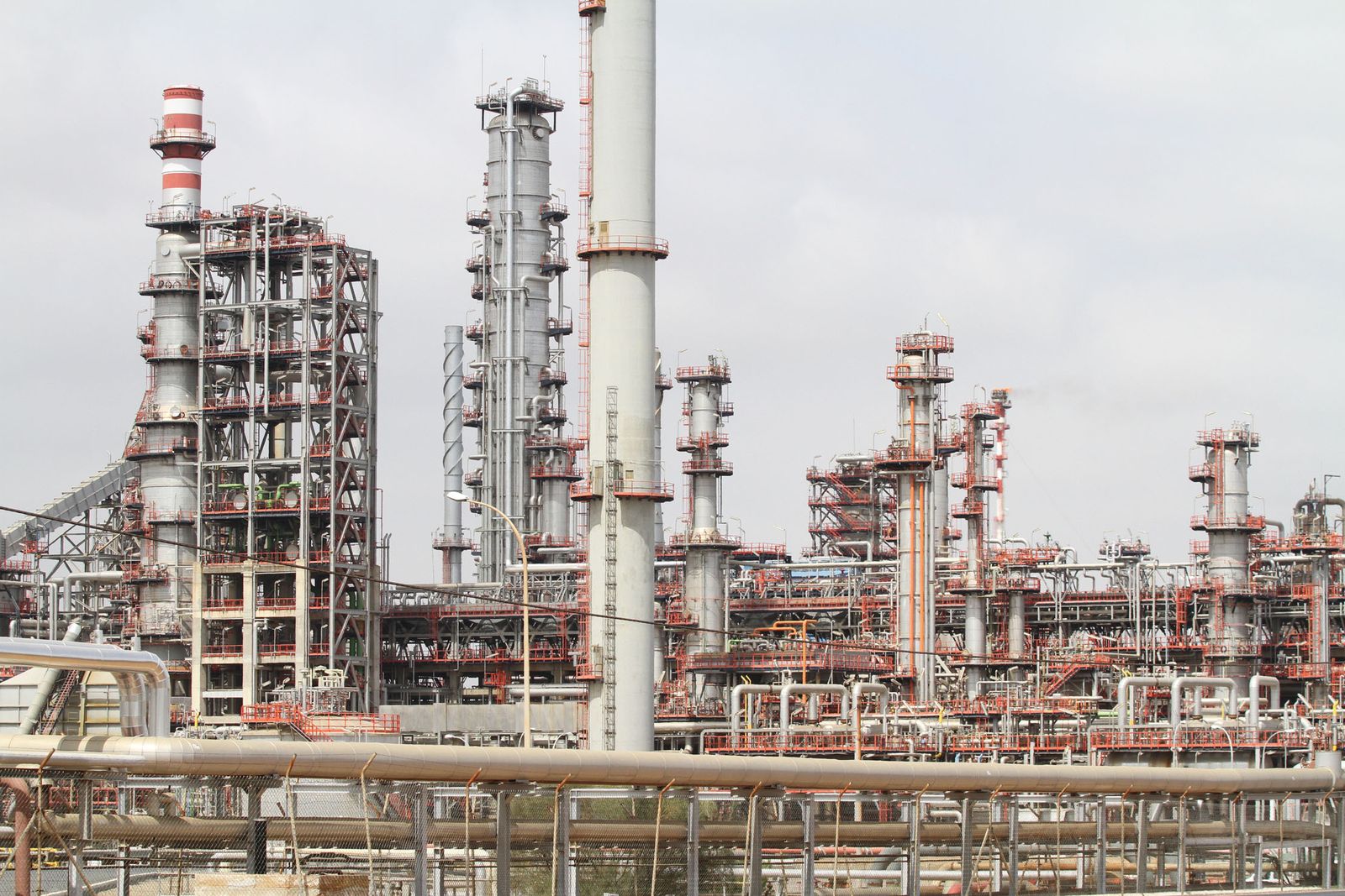 Instalaciones del compleo petroquímico que Cepsa tiene en Palos de la Frontera.