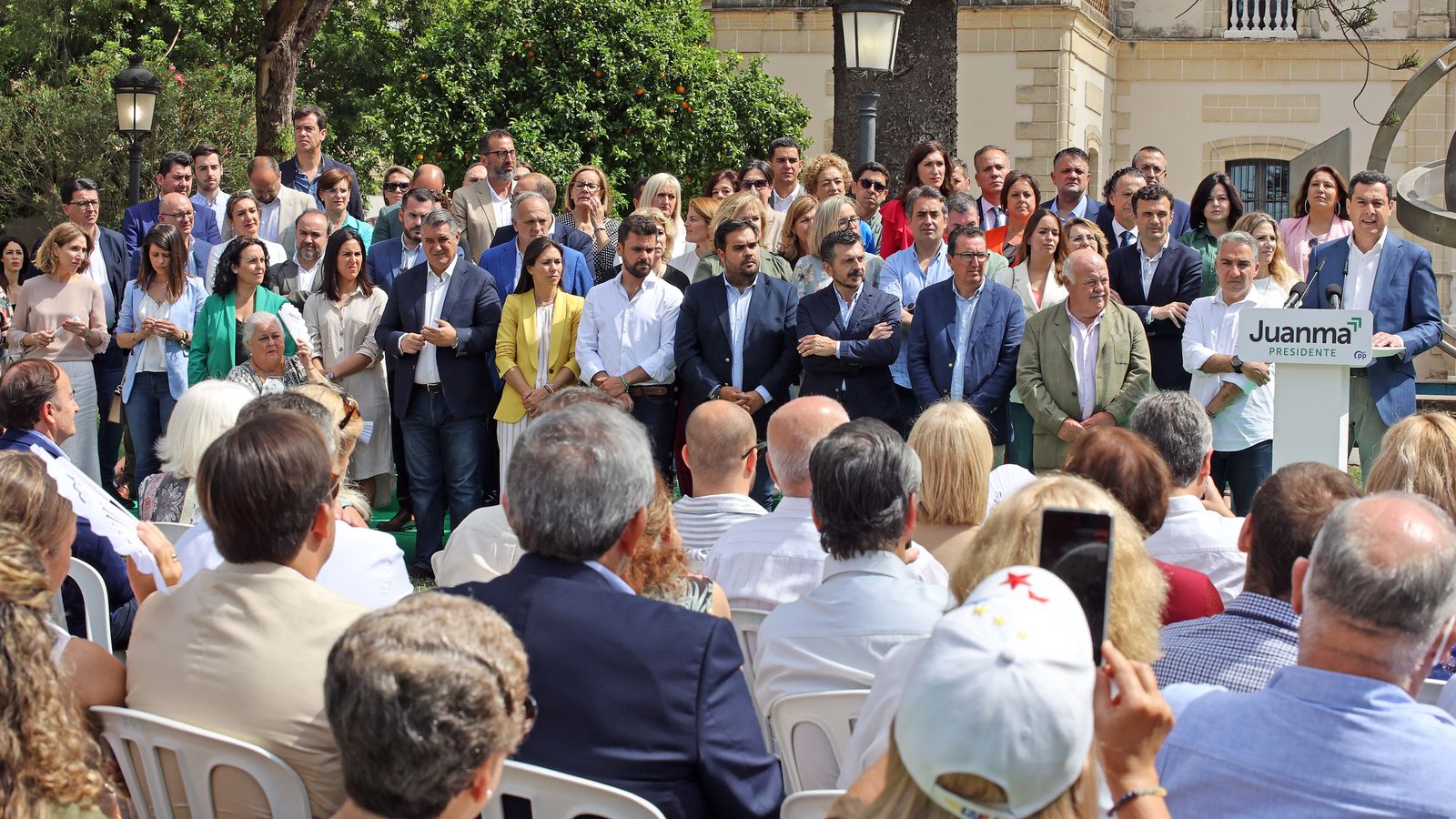 Juanma Moreno en Jerez