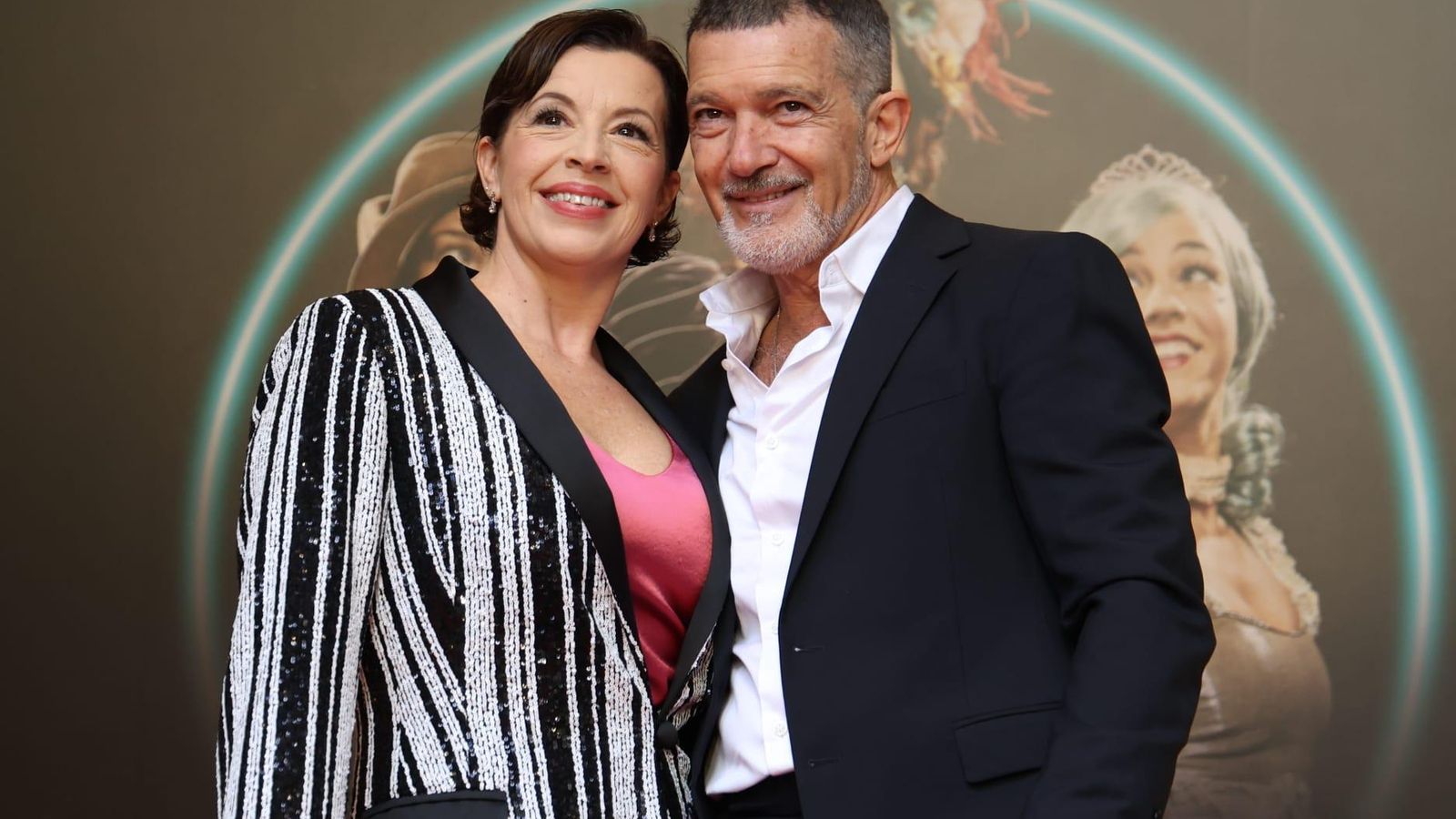 Marta Ribera junto a Antonio Banderas