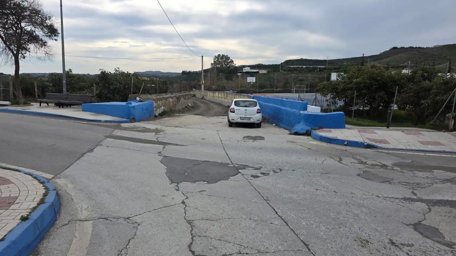 Imagen del estado actual del Arroyo de la Moneda, en Triana