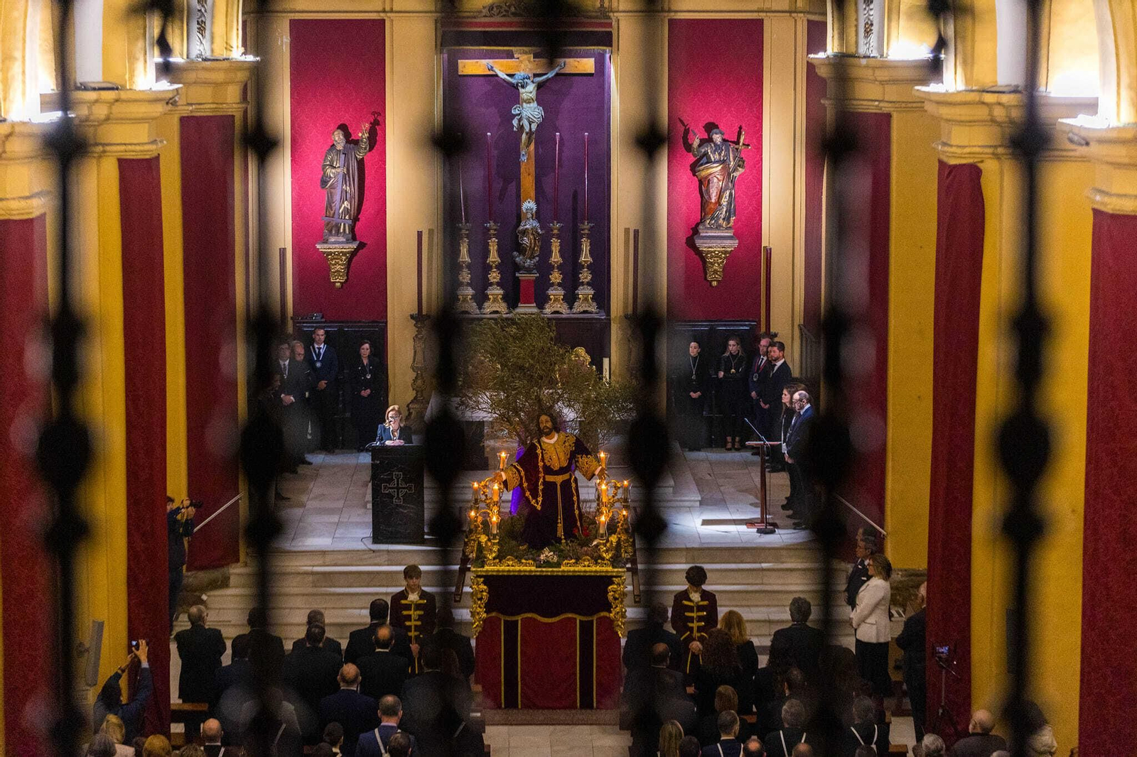 Las imágenes del vía crucis del Huerto en San Fernando