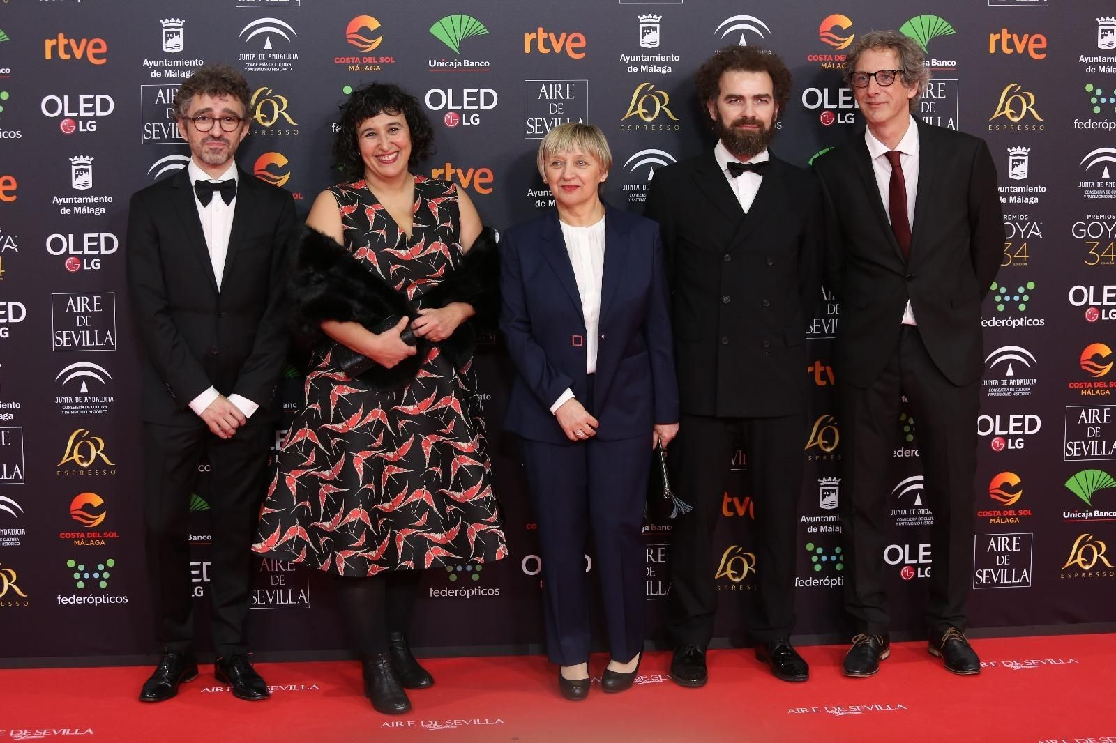 Alberto del Campo, Carolina Martínez, Teresa Font, Raúl Lopez y Laurrent Dufreche, nominados a Mejor Montaje en los Goya 2020.