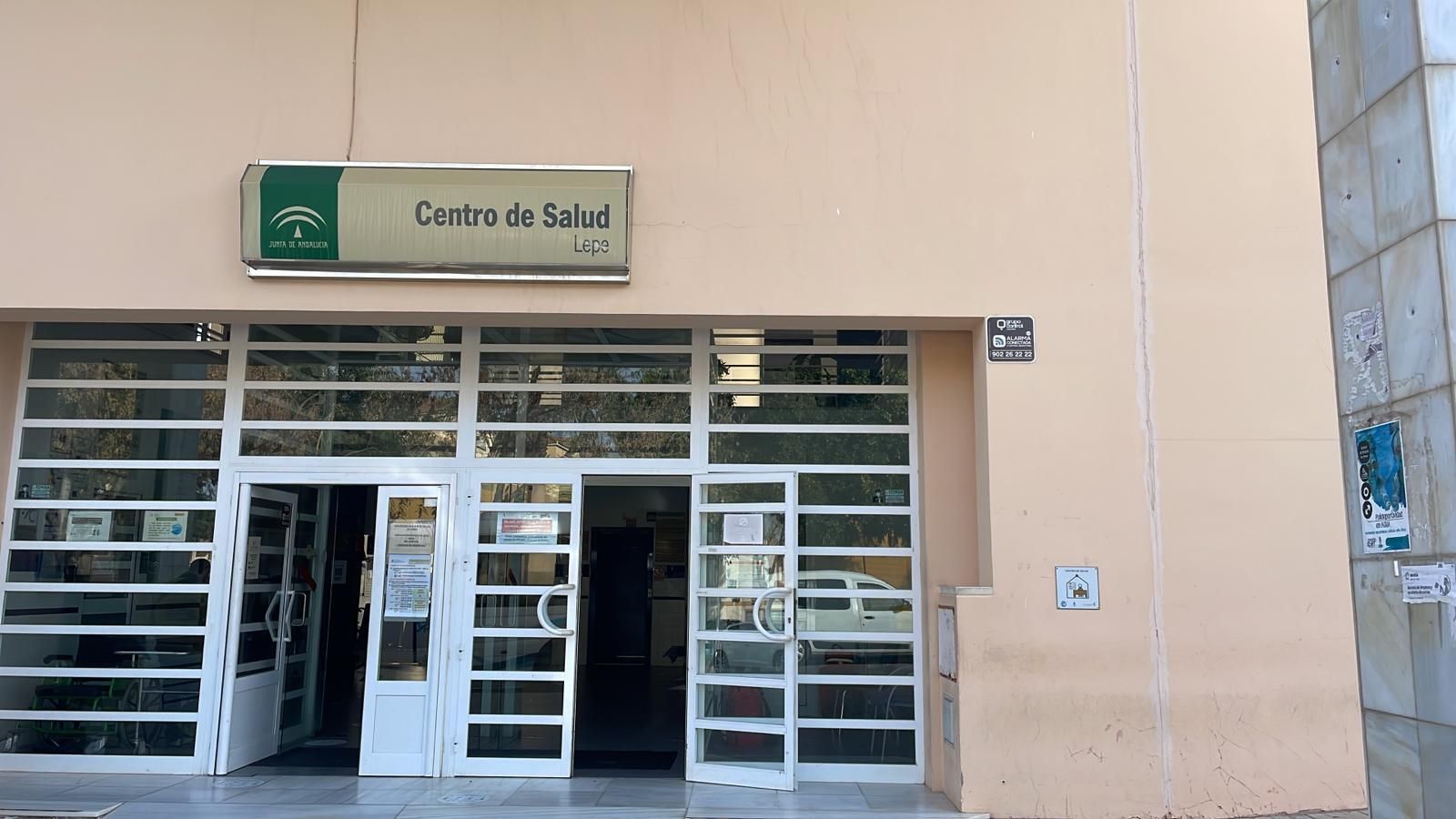 Centro de salud de Lepe en una imagen de archivo.