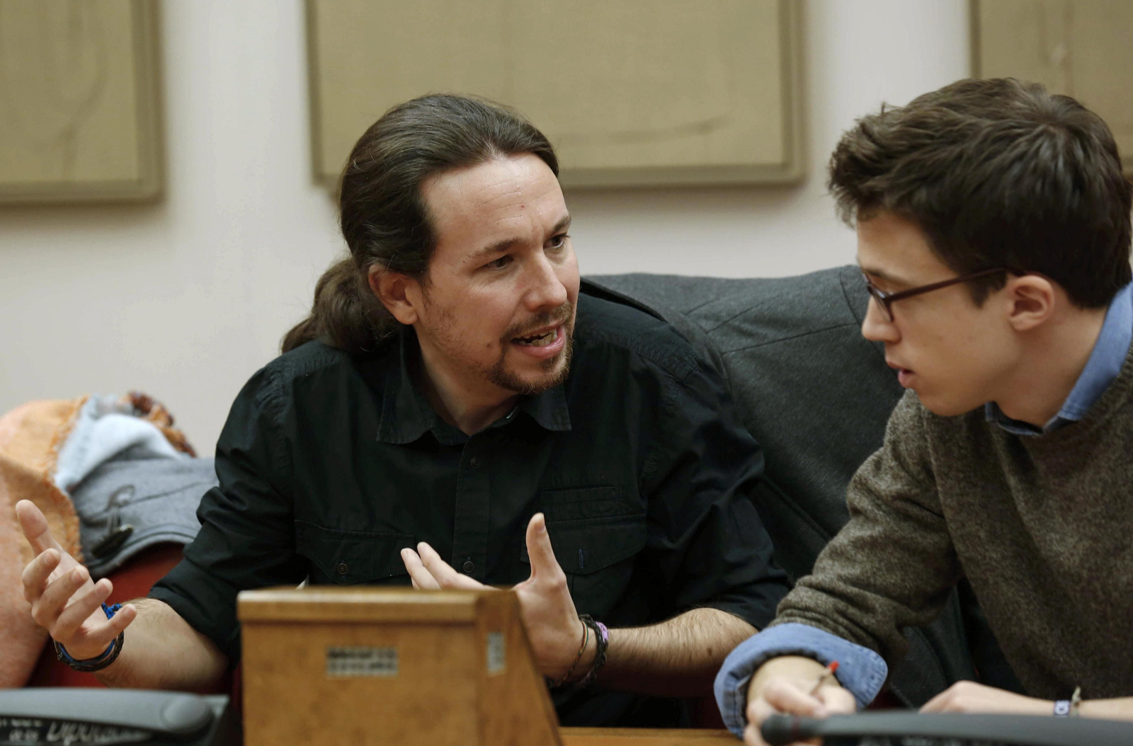 Pablo iglesias e Íñigo Errejón.